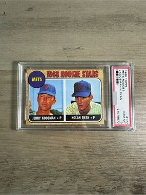 Nolan Ryan Rookie 1968 Topps #177 Gem Mint 10 Novelty Baseball Card. Mets.